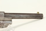 ETHAN ALLEN & WHEELOCK Antique SIDEHAMMER Percussion Revolver ENGRAVED 1860 1 of only 750 Made w Unique Trigger Guard Rammer! - 20 of 20