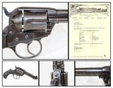 LETTERED American Express Colt 1877 “Lightning” RARE Documented “Am.Ex.Co.” Marked Revolver - 1 of 20