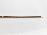 .475 Caliber SMOOTHBORE Antique Half Stock Long Rifle HENRY PARKER Lock Nice Plains Rifle with Brass Décor! - 12 of 25