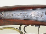 .475 Caliber SMOOTHBORE Antique Half Stock Long Rifle HENRY PARKER Lock Nice Plains Rifle with Brass Décor! - 8 of 25