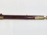 .475 Caliber SMOOTHBORE Antique Half Stock Long Rifle HENRY PARKER Lock Nice Plains Rifle with Brass Décor! - 11 of 25