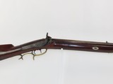.475 Caliber SMOOTHBORE Antique Half Stock Long Rifle HENRY PARKER Lock Nice Plains Rifle with Brass Décor! - 2 of 25