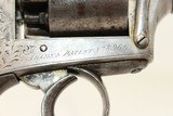 1851 Antique ROBERT ADAMS PATENT .44 Revolver CRIMEA, CIVIL WAR, British Early Double Action Revolver Design from England! - 15 of 19
