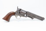 GUSTAVE YOUNG Engraved Antebellum COLT Model 1851 NAVY Revolver ft. DOGS Manufactured in 1856 in Hartford, Connecticut! - 20 of 23