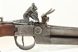 RARE Antique 4- BARREL Tap Action FLINTLOCK Pistol ENGRAVED Turn of the Century Self Defense Pistol! - 18 of 19