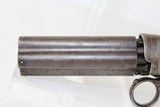 Antique BLUNT & SYMS of NEW YORK Pepperbox Pistol - 5 of 12