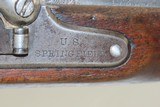 Civil War US SPRINGFIELD M1855 MAYNARD Percussion Pistol-Carbine with STOCK 1 of ONLY 4,021 Made at SPRINGFIELD for CAVALRY - 23 of 24