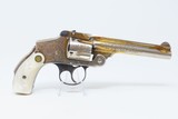 1906 ENGRAVED GOLD Nickel MOTHER-OF-PEARL .38 S&W Safety Hammerless Revolver
With Smith & Wesson Archive Letter! - 18 of 25