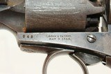 CIVIL WAR Antique MASSACHUSETTS ARMS Adams & Kerr Patent NAVY Revolver 1861 RARE; 1 of Only 1,000 Manufactured - 10 of 18