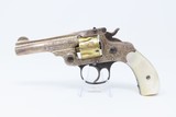 Cased, Lettered NEW YORK Engraved SMITH & WESSON .32 S&W REVOLVER Gold Silver Shipped to Marcus Hartley in New York City 1909 - 6 of 22