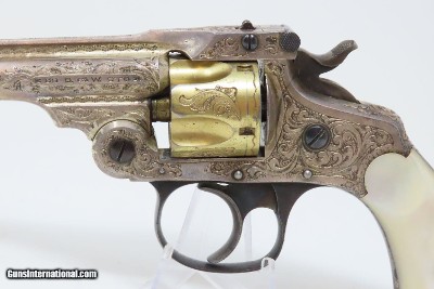 Cased, Lettered NEW YORK Engraved SMITH & WESSON .32 S&W REVOLVER Gold Silver Shipped to Marcus Hartley in New York City 1909 - Image 8 of 22