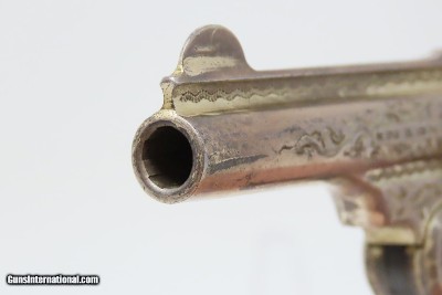 Cased, Lettered NEW YORK Engraved SMITH & WESSON .32 S&W REVOLVER Gold Silver Shipped to Marcus Hartley in New York City 1909 - Image 14 of 22