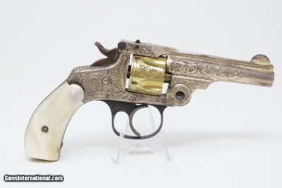 Cased, Lettered NEW YORK Engraved SMITH & WESSON .32 S&W REVOLVER Gold Silver Shipped to Marcus Hartley in New York City 1909 - Image 19 of 22