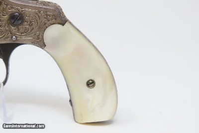 Cased, Lettered NEW YORK Engraved SMITH & WESSON .32 S&W REVOLVER Gold Silver Shipped to Marcus Hartley in New York City 1909 - Image 7 of 22