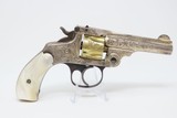 Cased, Lettered NEW YORK Engraved SMITH & WESSON .32 S&W REVOLVER Gold Silver Shipped to Marcus Hartley in New York City 1909 - 19 of 22
