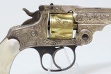 Cased, Lettered NEW YORK Engraved SMITH & WESSON .32 S&W REVOLVER Gold Silver Shipped to Marcus Hartley in New York City 1909 - 21 of 22