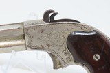 Rare FACTORY ENGRAVED Antique REMINGTON-RIDER Magazine .32 Rimfire Pistol .32 Extra Short Rimfire Pocket Pistol - 4 of 15