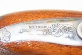 PHILADELHIA Antique KRIDER Double Barrel .46 Caliber SIDE x SIDE Pistol
Massive, Double Barrel .46 Caliber Pistol! - 15 of 19