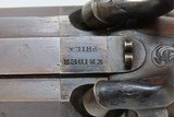 PHILADELHIA Antique KRIDER Double Barrel .46 Caliber SIDE x SIDE Pistol
Massive, Double Barrel .46 Caliber Pistol! - 13 of 19