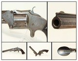 EARLY, SILVER Plated S&W No. 2 OLD ARMY Revolver EARLY Low Serial Number CIVIL WAR Era - 1 of 17