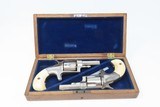 PRESENTATION Brace of HOPKINS & ALLEN XL 4 Revolvers to CIVIL WAR VETERAN Brilliant, Cased, Inscribed, Dated 1873, California Wine Maker! - 2 of 25
