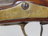 “DRAGON DU ROY” French FLINTLOCK Dragoon Pistol Antique .68 Caliber Horse Big Bore .68 Caliber Sidearm Late-18th Century, Early-19th - 6 of 17