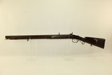 FANCY Germanic JAEGER Rifle in .50 Caliber CARVED & ENGRAVED 19th Century Antique Full Stock European Hunting Rifle - 20 of 24
