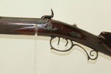 FANCY Germanic JAEGER Rifle in .50 Caliber CARVED & ENGRAVED 19th Century Antique Full Stock European Hunting Rifle - 22 of 24