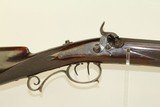 FANCY Germanic JAEGER Rifle in .50 Caliber CARVED & ENGRAVED 19th Century Antique Full Stock European Hunting Rifle - 5 of 24