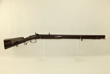 FANCY Germanic JAEGER Rifle in .50 Caliber CARVED & ENGRAVED 19th Century Antique Full Stock European Hunting Rifle - 3 of 24