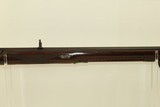 FANCY Germanic JAEGER Rifle in .50 Caliber CARVED & ENGRAVED 19th Century Antique Full Stock European Hunting Rifle - 6 of 24