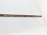 LANCASTER, PENNSYLVANIA LONG RIFLE by HENRY E. LEMAN Antique FULL-STOCK Striped Maple PA Long Rifle by Leman! - 10 of 20