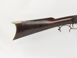 LANCASTER, PENNSYLVANIA LONG RIFLE by HENRY E. LEMAN Antique FULL-STOCK Striped Maple PA Long Rifle by Leman! - 4 of 20