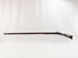 LANCASTER, PENNSYLVANIA LONG RIFLE by HENRY E. LEMAN Antique FULL-STOCK Striped Maple PA Long Rifle by Leman! - 18 of 20