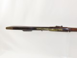LANCASTER, PENNSYLVANIA LONG RIFLE by HENRY E. LEMAN Antique FULL-STOCK Striped Maple PA Long Rifle by Leman! - 8 of 20