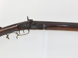 LANCASTER, PENNSYLVANIA LONG RIFLE by HENRY E. LEMAN Antique FULL-STOCK Striped Maple PA Long Rifle by Leman! - 5 of 20