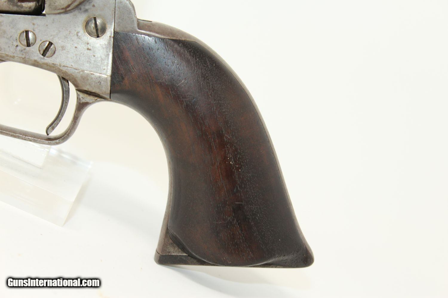 “usn” Marked Antebellum Colt 1851 Navy Revolver Manufactured In 1856 In Hartford Connecticut 4163