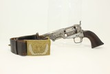 “USN” Marked ANTEBELLUM COLT 1851 NAVY Revolver Manufactured in 1856 in Hartford, Connecticut! - 2 of 21