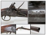 THOMAS KETLAND & CO Antique FLINTLOCK Military Pistol TK London Colonial Flintlock Sidearm from the Late-18th Century! - 1 of 18