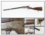 NAVY Carbine Antique AMERICAN CIVIL WAR SHARPS & HANKINS M1862 .52 Rimfire With Original Leather Barrel Shroud! - 1 of 20