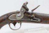 Antique ROBERT JOHNSON US Model 1836 .54 Cal. Smoothbore FLINTLOCK Pistol STANDARD ISSUE of the MEXICAN-AMERICAN WAR! - 4 of 19