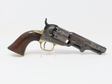 1865 Antique COLT 1849 POCKET .31 Revolver with Period Leather Flap Holster Made in 1865 in Hartford, Connecticut - 5 of 24