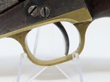 1865 Antique COLT 1849 POCKET .31 Revolver with Period Leather Flap Holster Made in 1865 in Hartford, Connecticut - 19 of 24