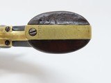 1865 Antique COLT 1849 POCKET .31 Revolver with Period Leather Flap Holster Made in 1865 in Hartford, Connecticut - 10 of 24