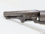 1865 Antique COLT 1849 POCKET .31 Revolver with Period Leather Flap Holster Made in 1865 in Hartford, Connecticut - 23 of 24