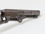1865 Antique COLT 1849 POCKET .31 Revolver with Period Leather Flap Holster Made in 1865 in Hartford, Connecticut - 8 of 24