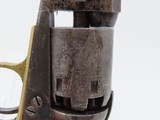 1865 Antique COLT 1849 POCKET .31 Revolver with Period Leather Flap Holster Made in 1865 in Hartford, Connecticut - 16 of 24