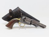 1865 Antique COLT 1849 POCKET .31 Revolver with Period Leather Flap Holster Made in 1865 in Hartford, Connecticut - 2 of 24