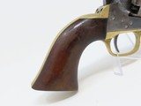 1865 Antique COLT 1849 POCKET .31 Revolver with Period Leather Flap Holster Made in 1865 in Hartford, Connecticut - 6 of 24