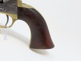1865 Antique COLT 1849 POCKET .31 Revolver with Period Leather Flap Holster Made in 1865 in Hartford, Connecticut - 21 of 24